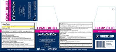 Thompson 823 (Thompson 823 Cramp Relief Cs92380 80ct 8 11 22 Label)